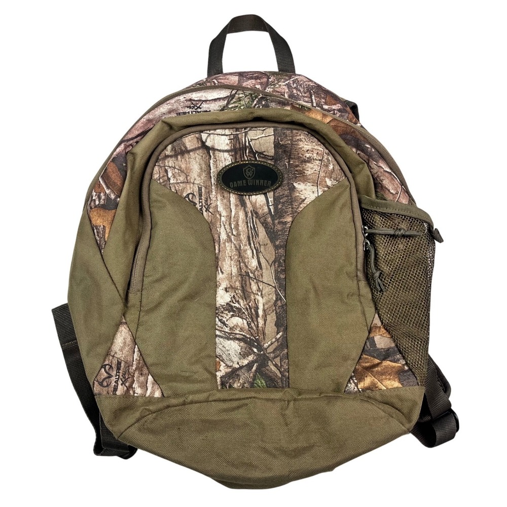 Game Winner Realtree Xtra Camo Hunting Backpack Olive Brown Outdoors Hiking Ruck